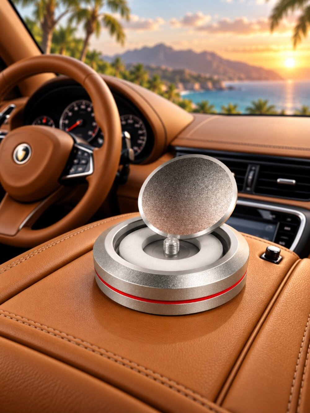 Redline Static Auto Diffuser - Silver Aluminum